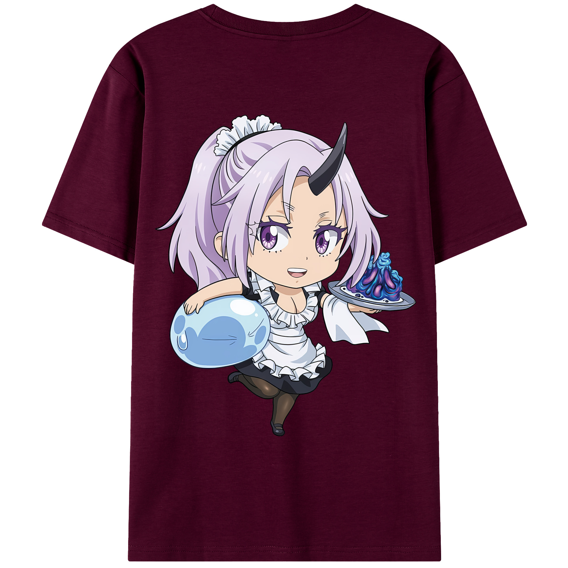 （画像用） 転スラ Regarding Reincarnated to Slime レディース半袖Tシャツ(バックプリント)